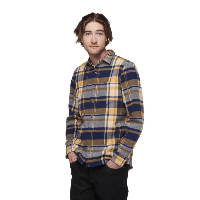 Black Diamond Project Flannel Πουκάμισο Φανέλα Ανδρικό, indigo-gold plaid