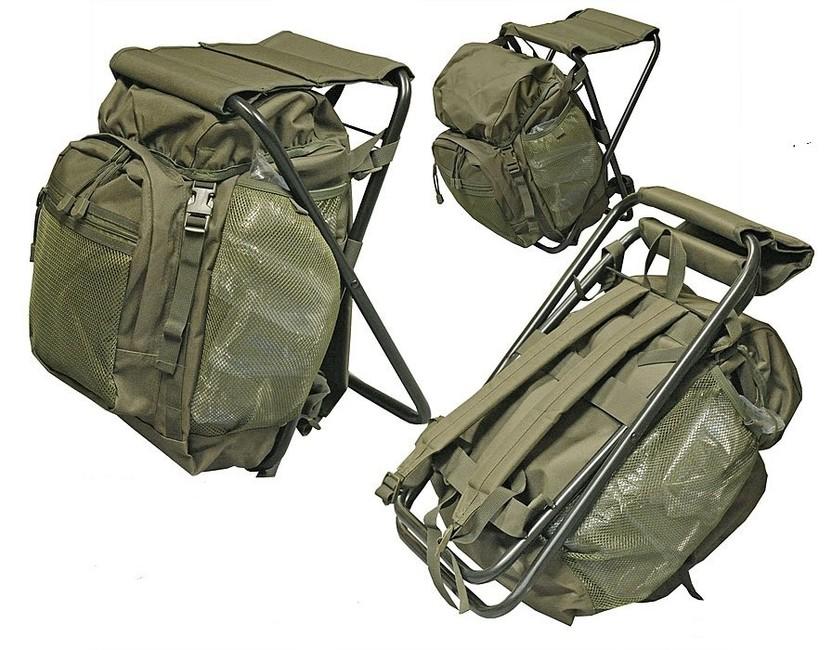 Mil-Tec Σακίδιο Πλάτης με Σκαμνί 20L, Λαδί