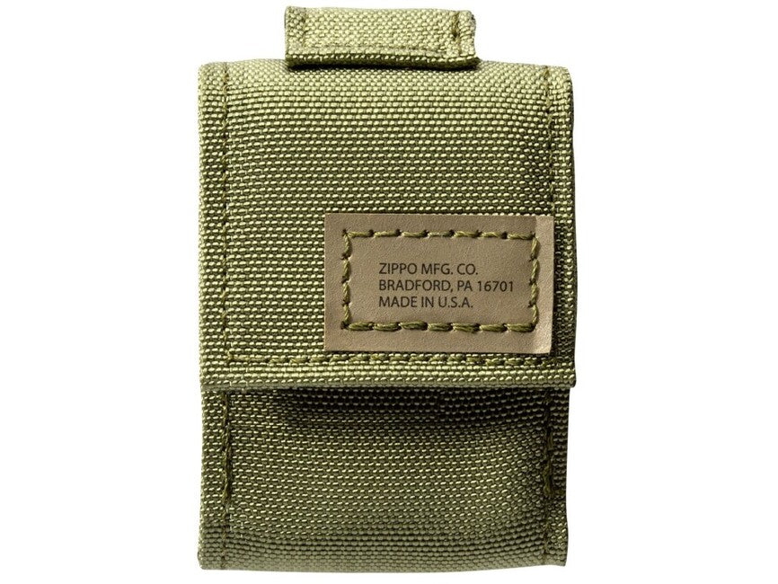 Zippo Black Crackle Σετ Τακτικής Θήκης + Αναπτήρα, Πράσινο