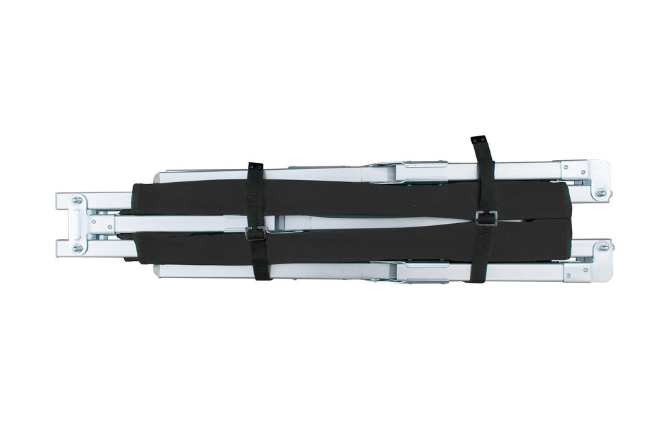 BasicNature Alu-Campbed Φορητή Κρεβατοσκηνή, Μαύρο, 210 cm