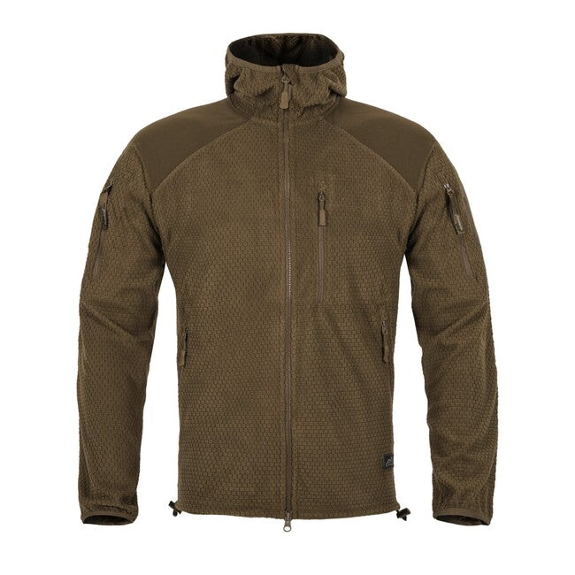 Helikon-Tex ALPHA HOODIE Φούτερ Grid Fleece, Shadow Grey
