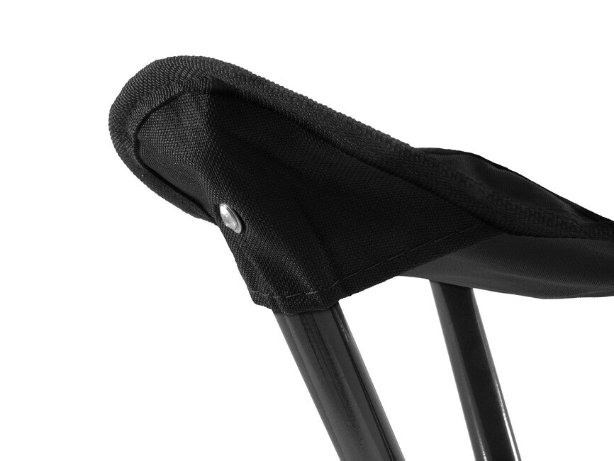 BasicNature Travelchair Τρίποδο Χάλυβα, Μαύρο