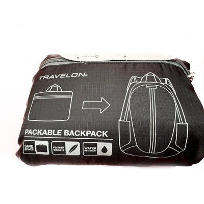 Travelon Σακίδιο Πλάτης Packable 18 L, Μαύρο