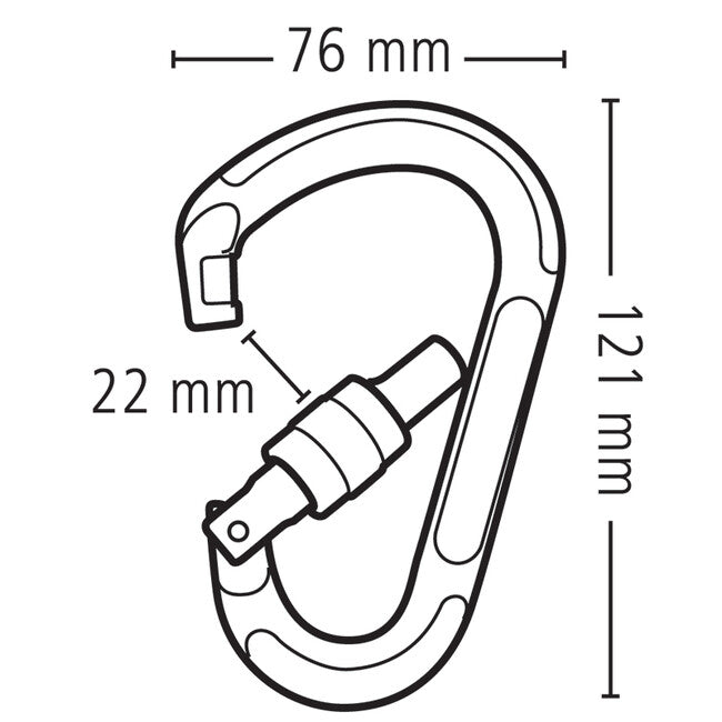 Beal Be Lock Screw HMS Καραμπίνα