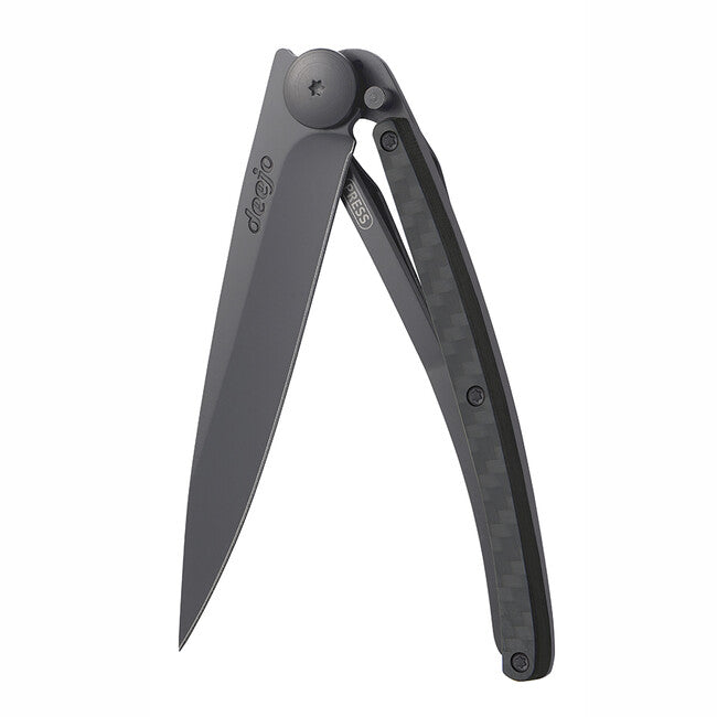 Deejo Composite Μαχαίρι Πτυσσόμενο, black carbon
