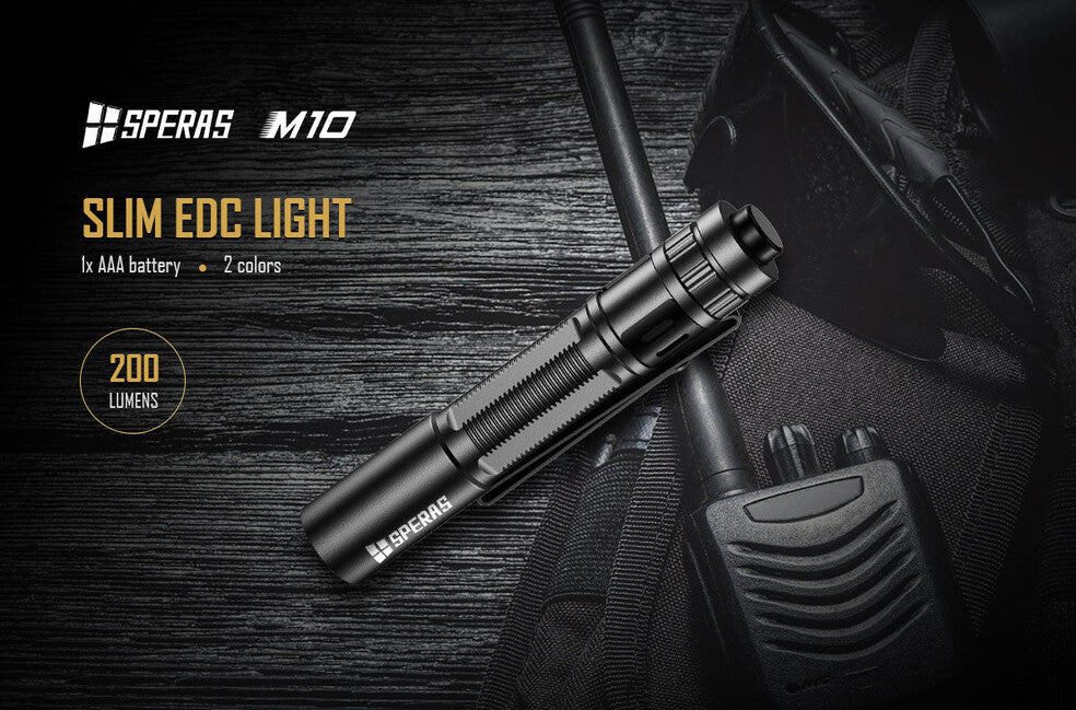 Speras M10 Small Φακός EDC 200LM
