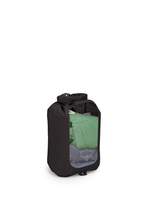 OSPREY DRY SACK 12 Αδιάβροχη Τσάντα με Παράθυρο, Μαύρο