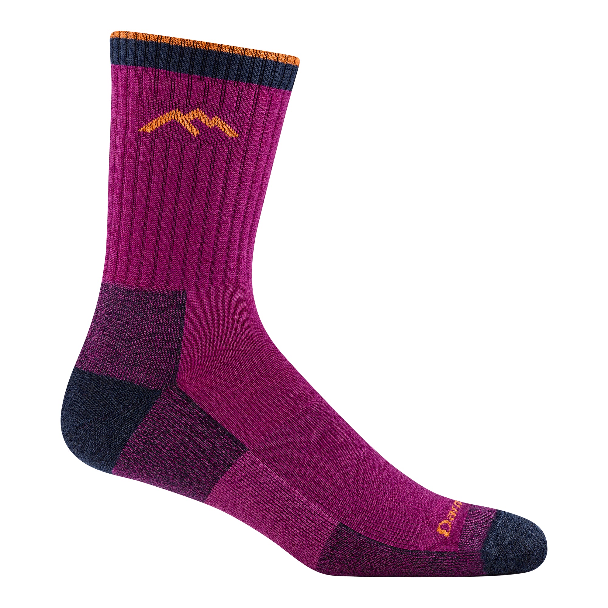 Darn Tough Hiker Micro Crew hiking socks with cushioning, Clover