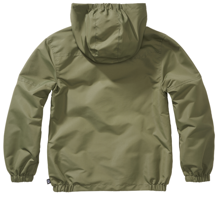 Brandit Summer Frontzip Windbreaker Μπουφάν Παιδικό, Λαδί