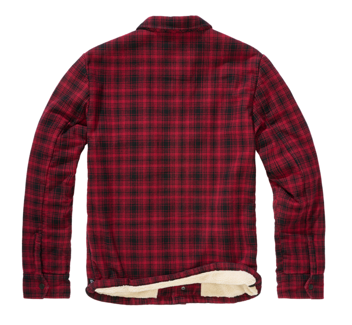 Brandit Classic Sherpa Μπουφάν, μαύρο-κόκκινο