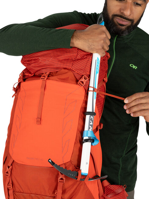 Osprey Talon Pro 40 Hiking Backpack, Mars Orange