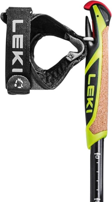 LEKI XTA 6.5 Vario Μπατόν Σκι, Μαύρο-Λευκό-Νέον Κίτρινο, 155 - 175 cm