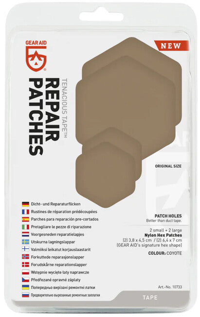 GearAid Tenacious Tape Ταινία Επισκευής, coyote, 4 τεμάχια