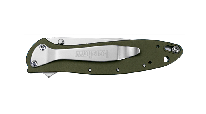 Kershaw Leek Τσέπης Μαχαίρι 7,6 cm, Λαδί Πράσινο, Αλουμίνιο