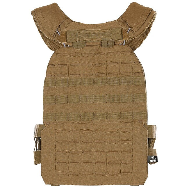 MFH Laser MOLLE αμάνικο γιλέκο τακτικής, coyote tan
