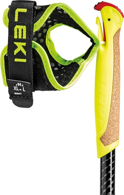 LEKI Evotrail FX.One TA Ραβδοί Trail Running, Μαύρο-Νέον Κίτρινο-Σκούρο Ανθρακί