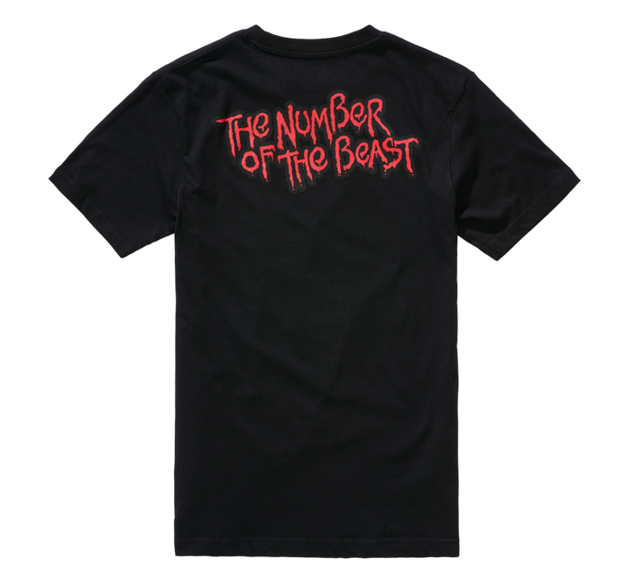 Brandit Iron Maiden Μπλουζάκι Number of the Beast II, μαύρο
