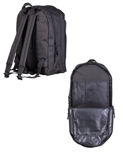 Mil-Tec DayPack σακίδιο πλάτης, μαύρο, 25l