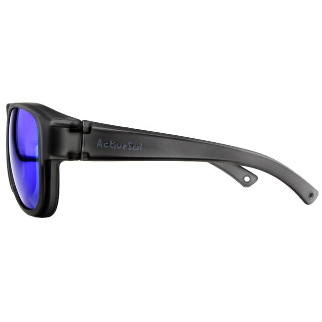 ActiveSol El Aviador Polarized Γυαλιά Ηλίου Fitover Παιδικά, Γκρι/Καθρεπτιζόμενα