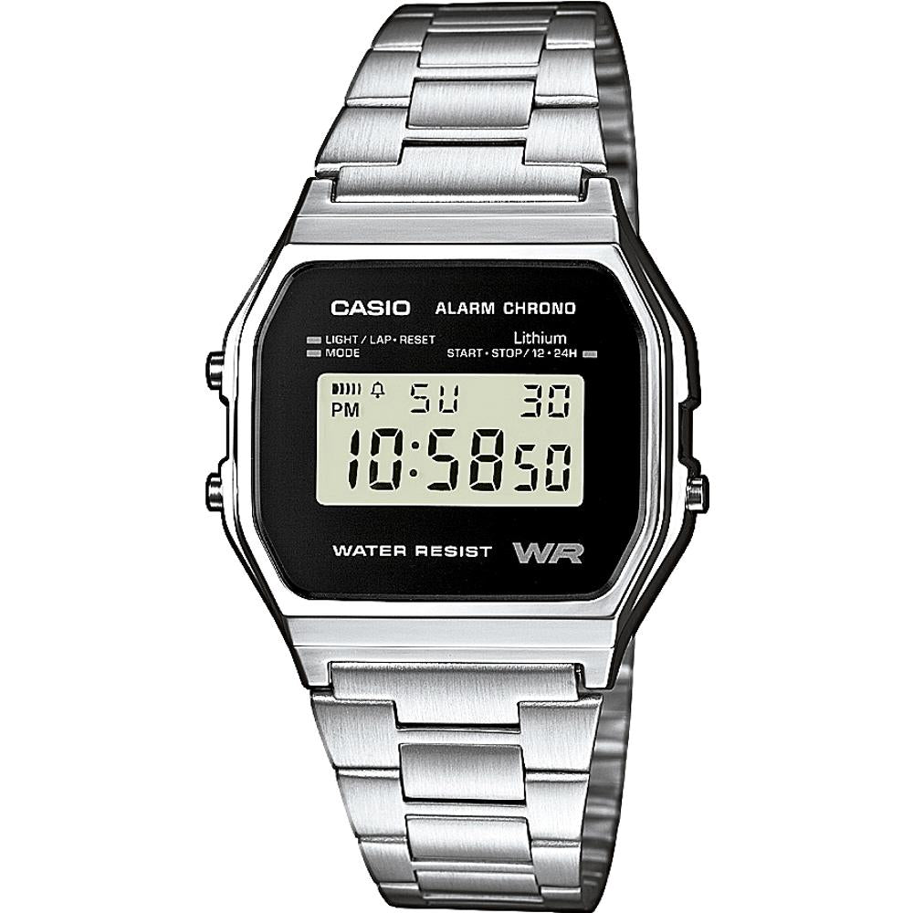 Casio A158WEA-1EF Ρολόι, Ασημί