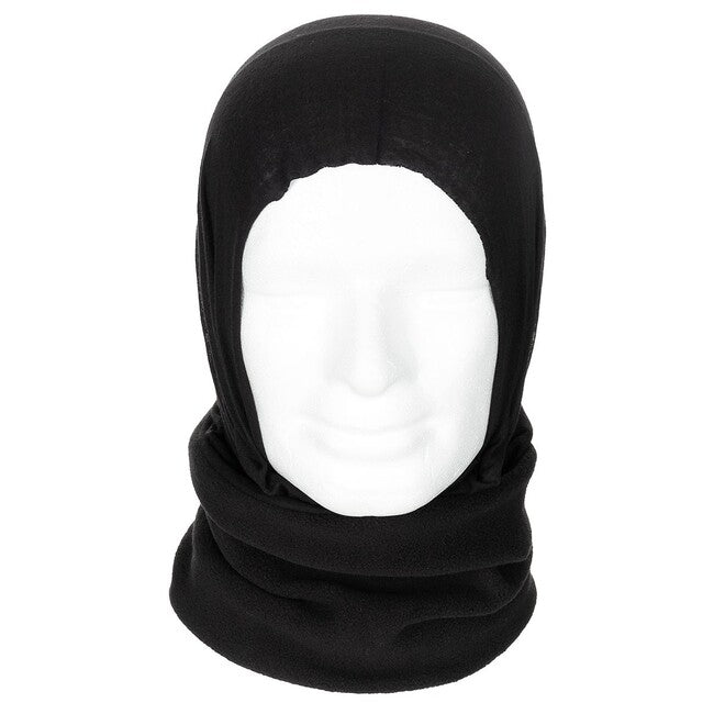 MFH Λαιμός με Κάλυμμα Κεφαλής Fleece, μαύρο