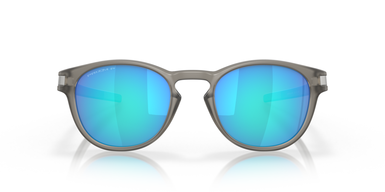 Oakley LATCH Γυαλιά Ηλίου με σκελετό Matte Grey Ink και φακούς Prizm Sapphire Irid Polar, 53