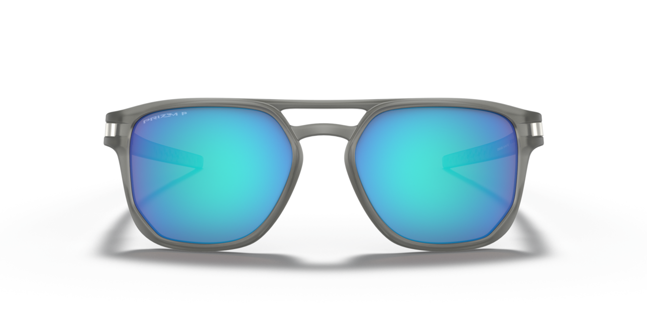 Oakley LATCH BETA Γυαλιά Ηλίου με Σκελετό Matte Grey Ink και Φακούς Prizm Sapphire Irid Polar, 54