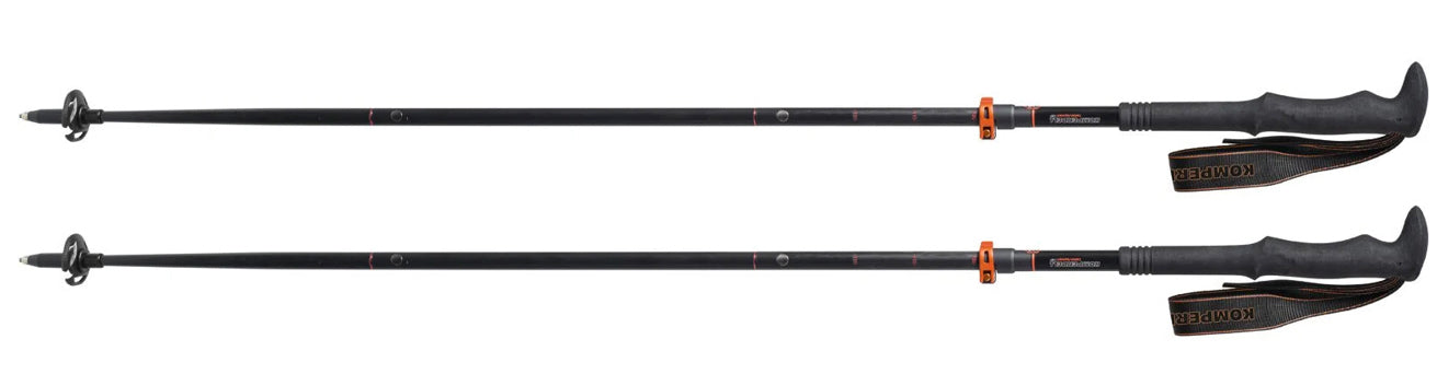 Komperdell FXP.4 Exp. Vario Αναδιπλούμενη Ράβδος Carbon, 105-125 cm, 1 ζευγάρι