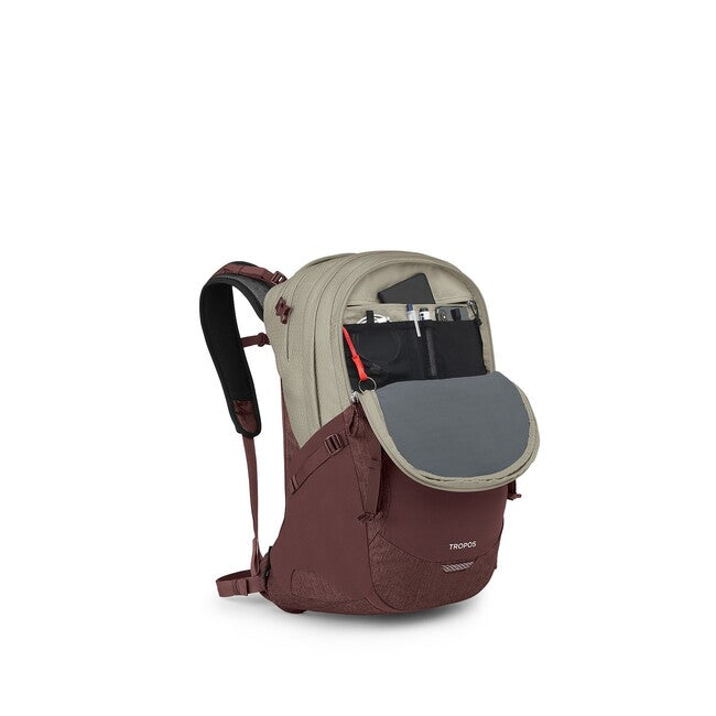 OSPREY Σακίδιο Πλάτης TROPOS Αστικό, Sawdust Tan/Raisin Red