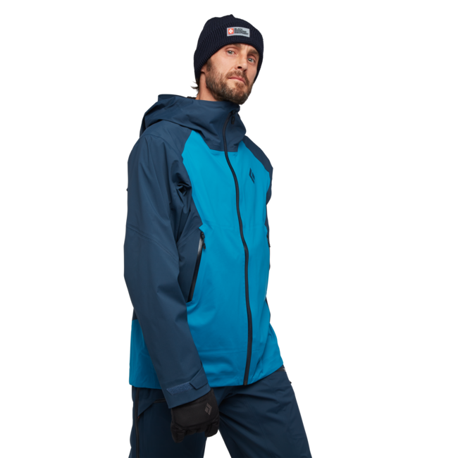 Black Diamond Recon Lt Stretch Shell Μπουφάν Σκι Ανδρικό, kingfisher-indigo