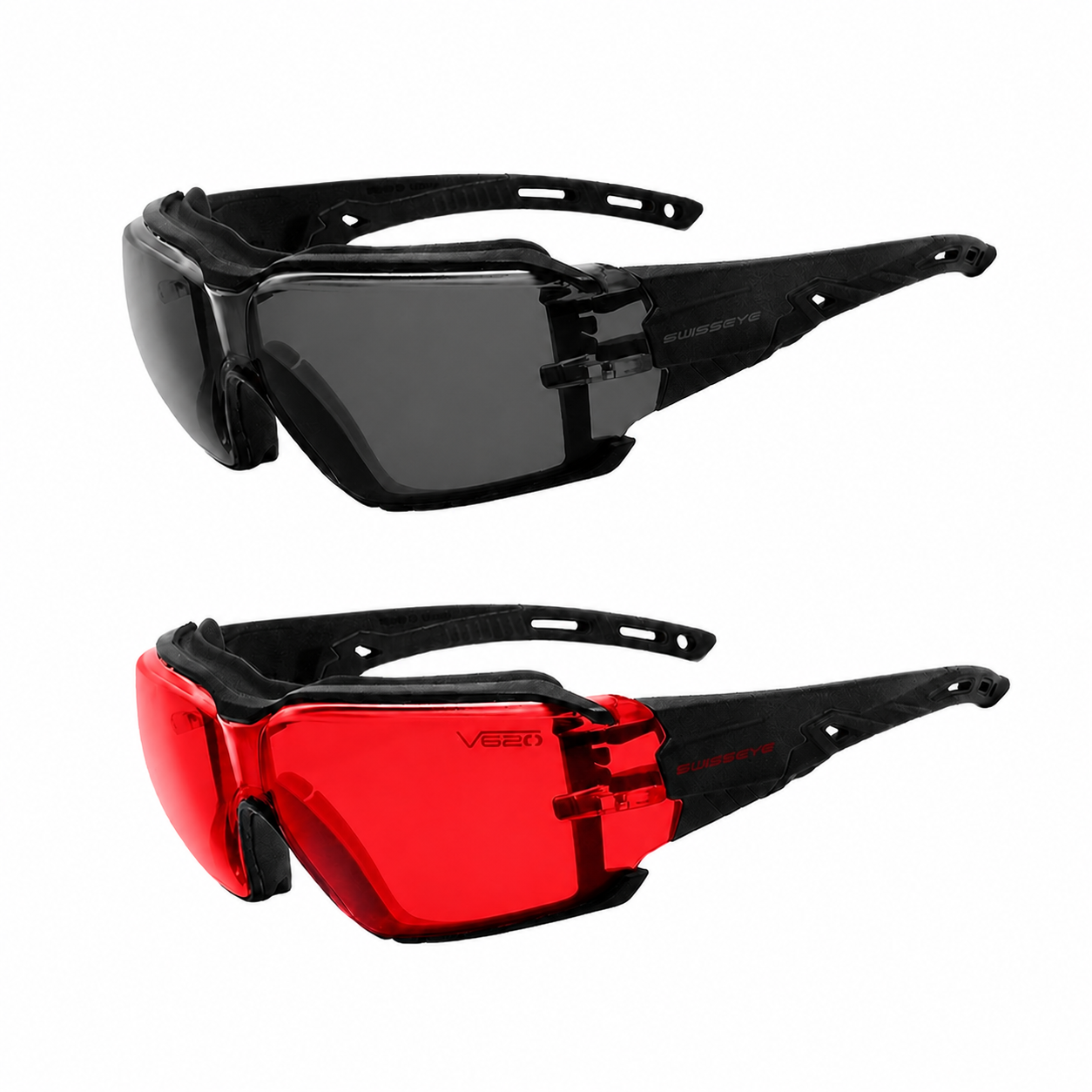 SWISS Eye® TARGET V620 taktické okuliare, červené