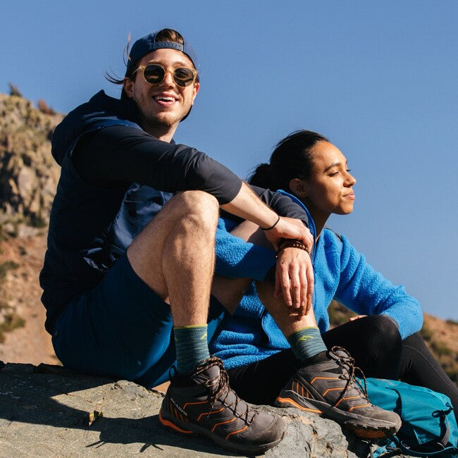 Darn Tough Light Hiker Micro Crew Κάλτσες Ελαφρές με Μαξιλάρι, Denim