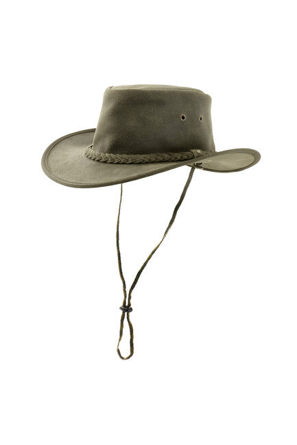 Origin Outdoors Pincher Δερμάτινο Καπέλο, Λαδί