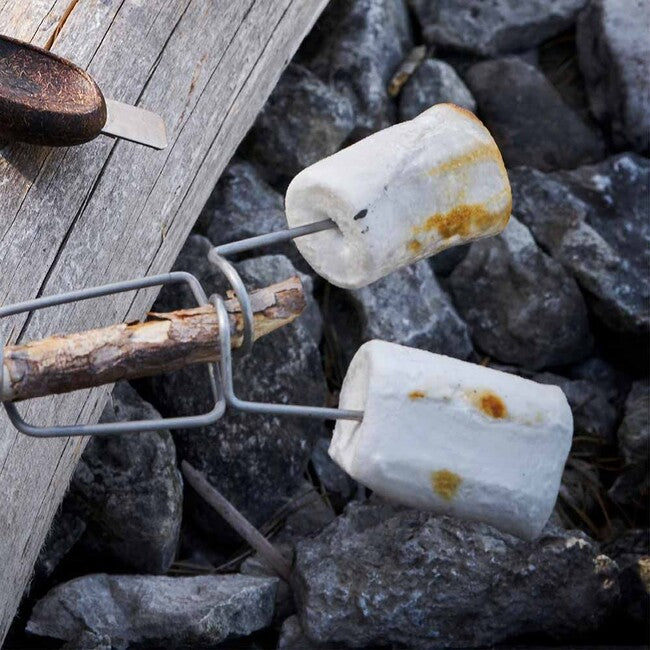 LIGHT MY FIRE GrandPa´s FireFork Πηρούνι Ψησίματος, Πράσινο/Ροζ, 2 τεμάχια