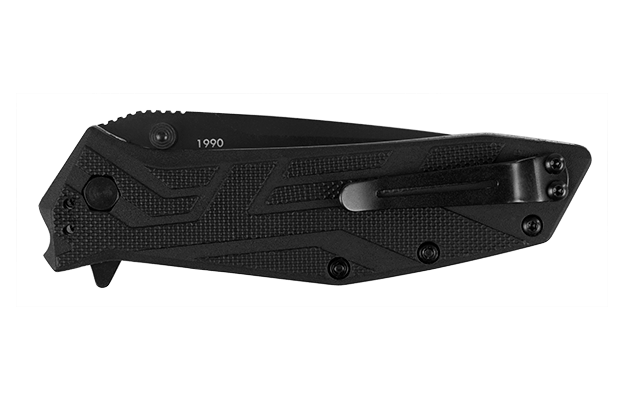 Kershaw BRAWLER Μαχαίρι Τσέπης 7,6 cm, ολόμαυρο, GFN