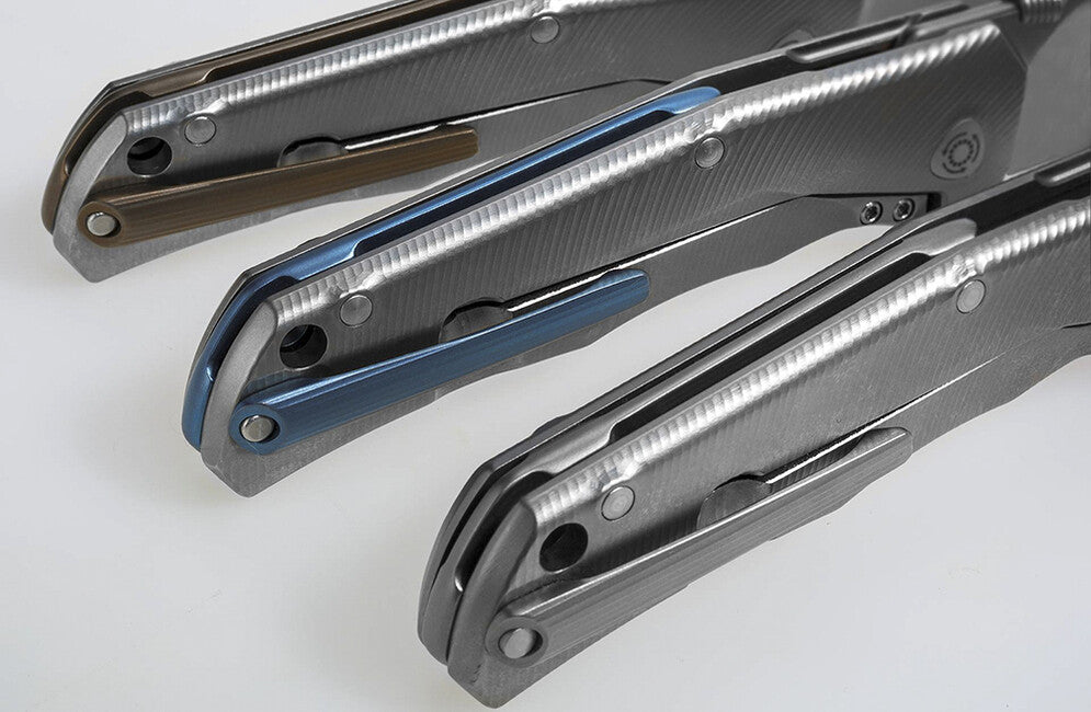 Lionsteel TRE Σουγιάς Τσέπης M390, Πολύ Ανθεκτικός, Καφέ