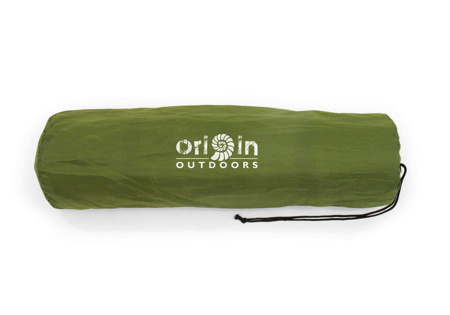 Origin Outdoors αυτόματη φουσκωτή κάμπινγκ στρώματα, olive, 10 cm