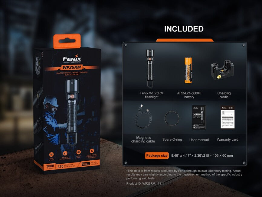 Fenix WF25RM Επαναφορτιζόμενος Φακός