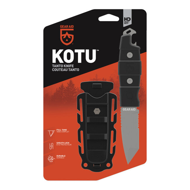 GearAid Tanto Μαχαίρι Kotu, Μαύρο
