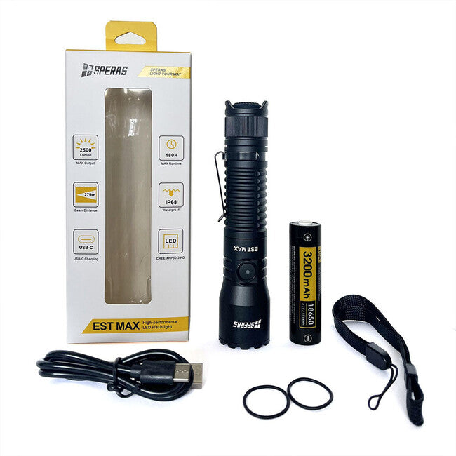 Fenix Speras EST Max Επαγγελματικός Φακός Τακτικός 2500LM 279m