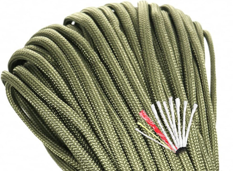 Origin Outdoors Lighter Paracord 4in1 30 m, λαδί