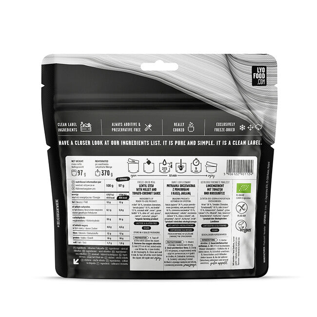 LYOfood Σούπα Φακής, 370g
