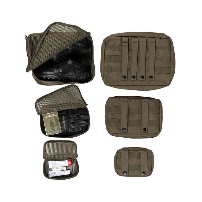 Mil-Tec Molle Σετ Θηκών 3τεμ., λαδί