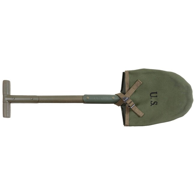 MFH T-Spade Αμερικάνικο σκαπάκι M10, λαδί, με ύφασμα θήκη