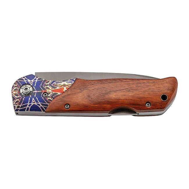 Herbertz Μαχαίρι Τσέπης, Cocobolo, έγχρωμη εκτύπωση, 9,8 cm