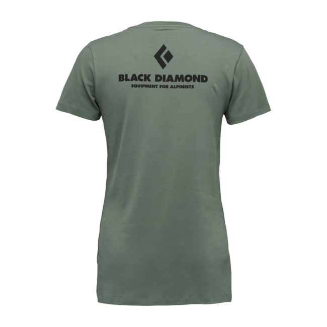 Black Diamond Equipment for Alpinists Μπλουζάκι Γυναικείο με Κοντό Μανίκι, Δάφνη Πράσινο