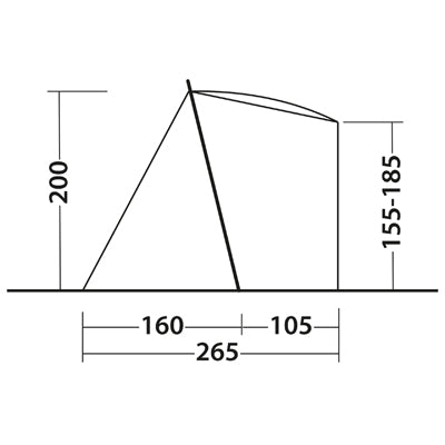 Outwell Sandcrest S σκηνή
