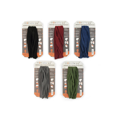 Origin Outdoors Μαλλί Merino Πολυλειτουργικό Σκουτικάκι, Μαύρο