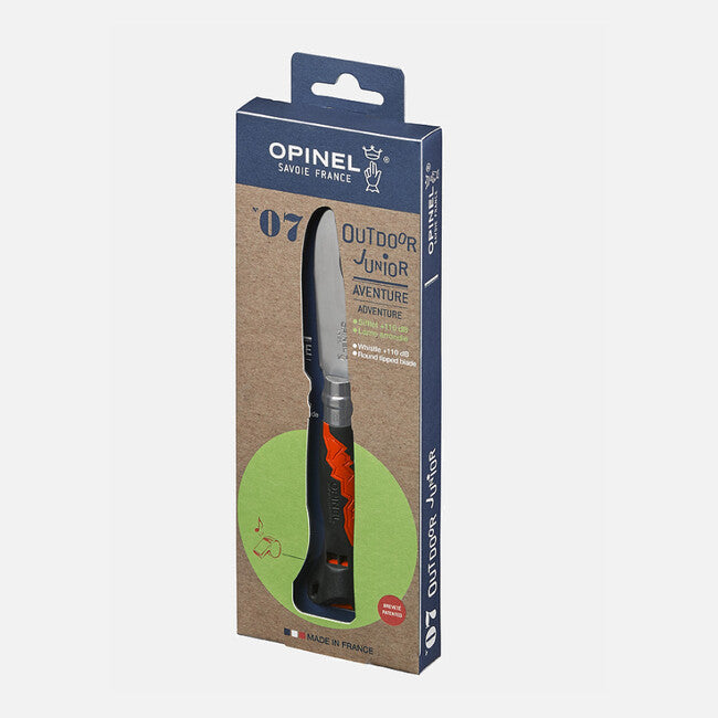 Opinel VRI N°07 Outdoor Junior Πτυσσόμενο Μαχαίρι, Μαύρο/Πορτοκαλί