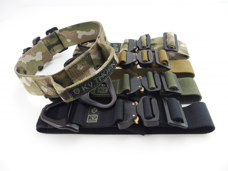 K9 Thorn Περιλαίμιο με Χερούλι Cobra-Bravo 45mm, καφέ coyote